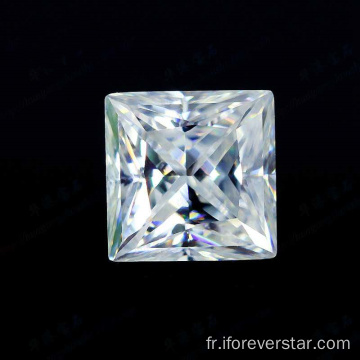 Princess Square Vvs def White Moisanite Stone